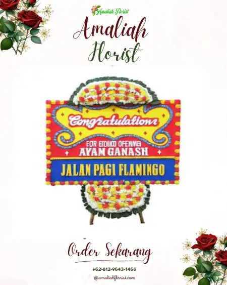Sewa Papan Bunga Kosambi